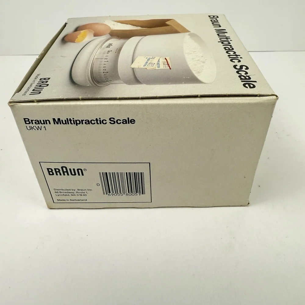 Braun Multipractic Scale UKW1 Type 4243 Made in Switzerland New Open Box